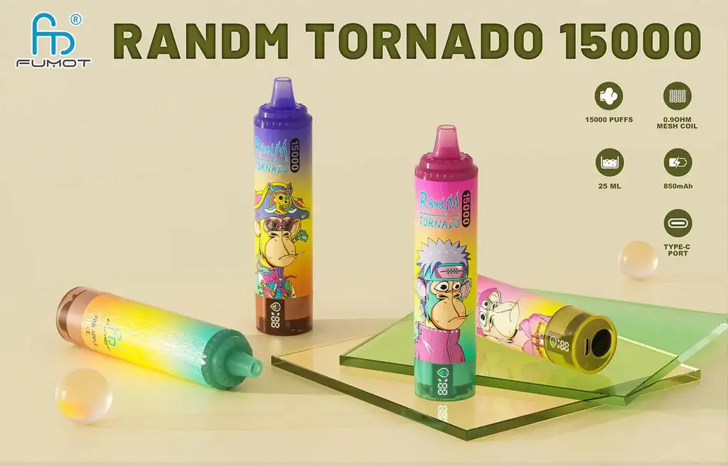 Fumot Tornado 15000 Tiri Vape Usa e Getta